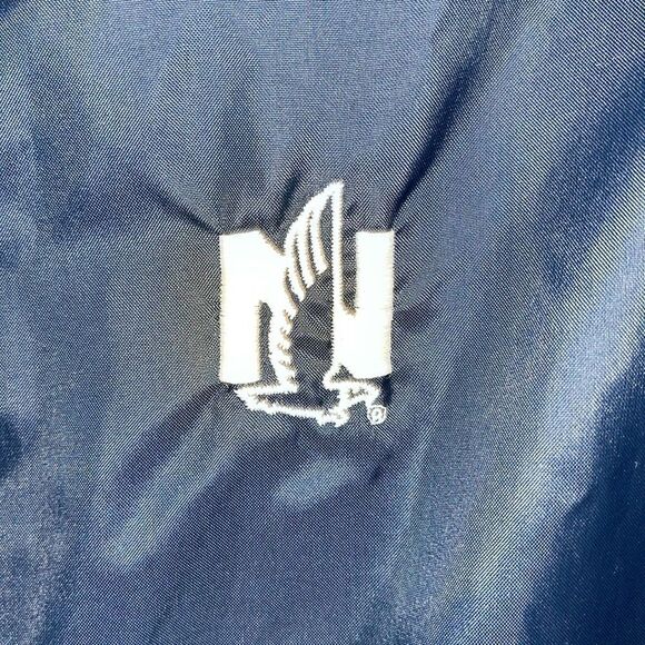 Vintage USA Nationwide Insurance Retro Snap Nylon Coaches Jacket Peyton Manning - Picture 2 of 4